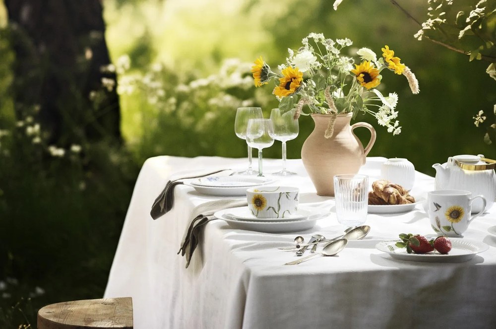 Бяла порцеланова купичка Hammershøi Summer – Kähler Design