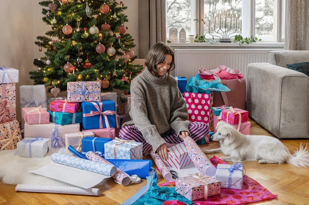 Черна коледна светлинна украса Brosa – Markslöjd