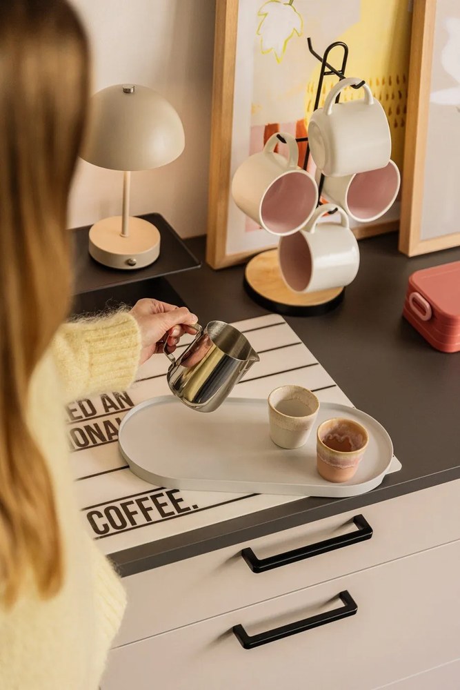 Кремава LED настолна лампа (височина 25 cm) Holt – House Nordic