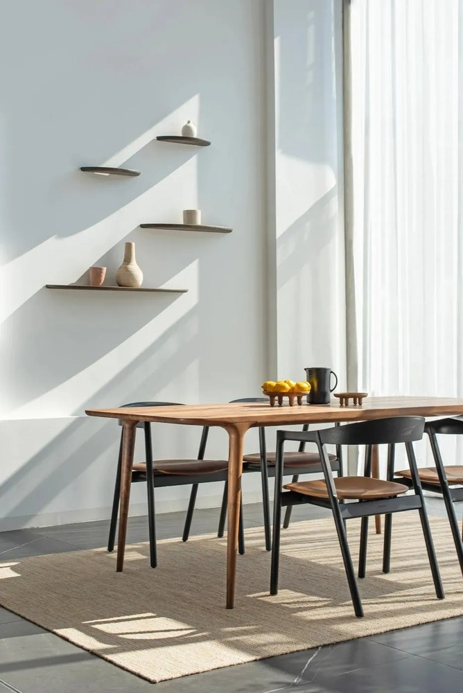 Рафт от кафяв дъб 70 cm Mu - Gazzda