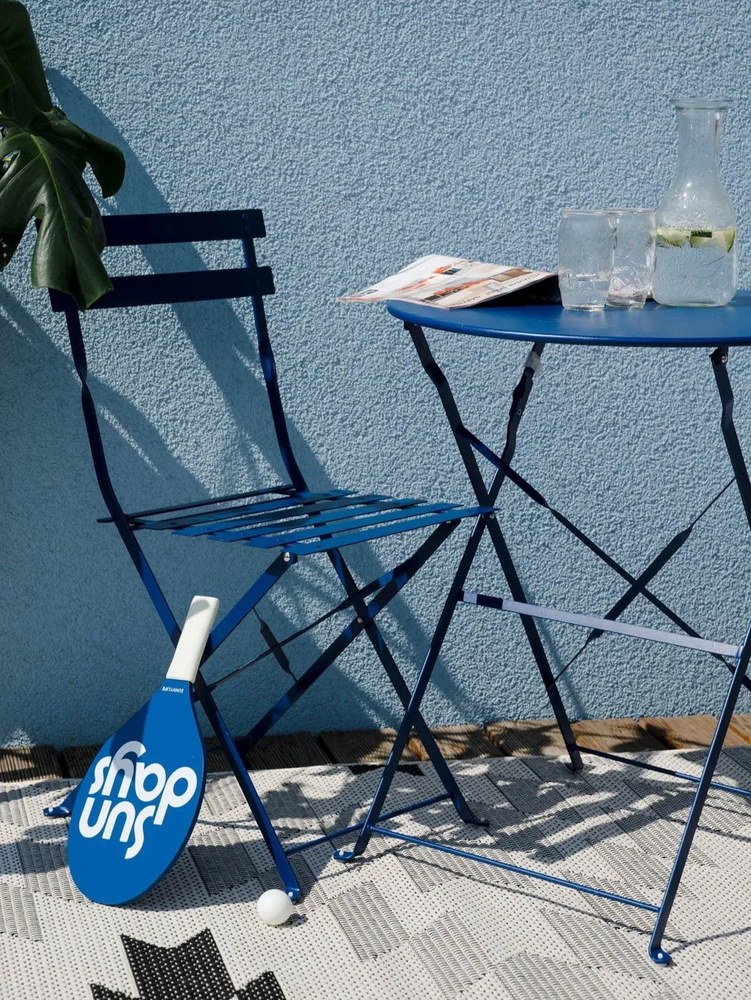 Тъмносин комплект градински мебели Retro - Bonami Essentials