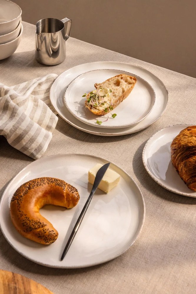 Глинен комплект за хранене 24 бр. Snow Heart – Bonami Essentials