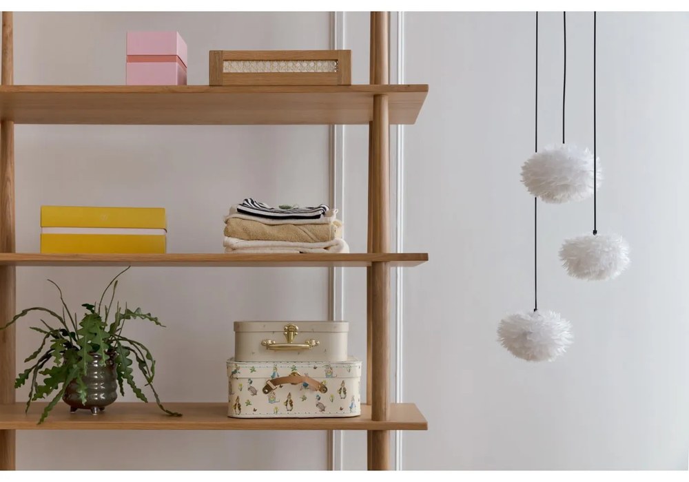 Модулна система от рафтове в дъбов декор в естествен цвят 110x148 cm Stories - UMAGE