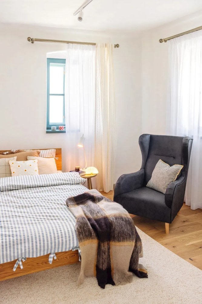 Дъбово двойно легло 180x200 cm Greg 1 - The Beds