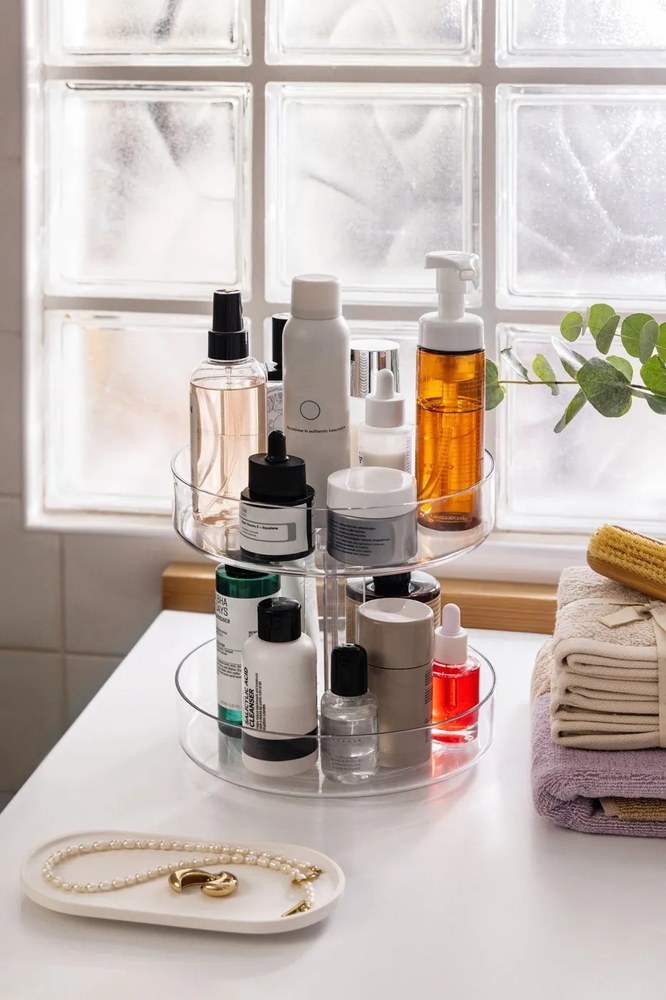 Пластмасов органайзер за баня въртящ се – Casa De Engel