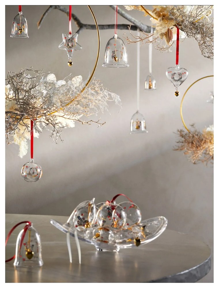 Стъклена ръчно издухана коледна топка ø 6,5 cm Ann-Sofi Romme Annual Christmas Bauble – Holmegaard