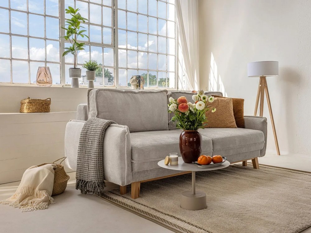 Вафлено одеяло в кремав цвят, 140 x 180 cm Waffel - Euromant