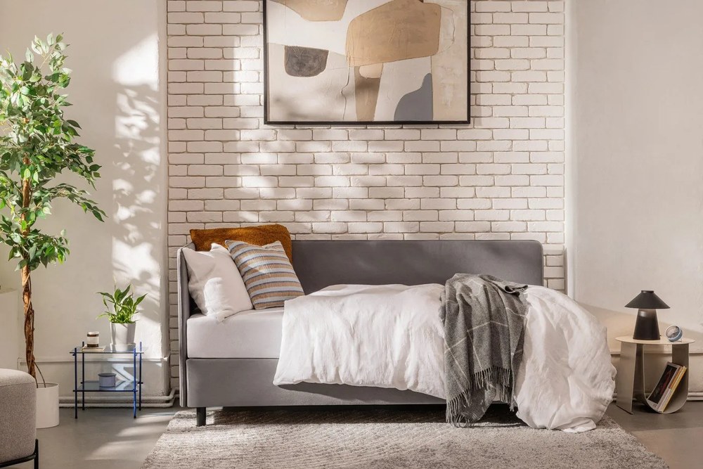 Бяло спално бельо за единично легло 135x200 cm - Linen Tales