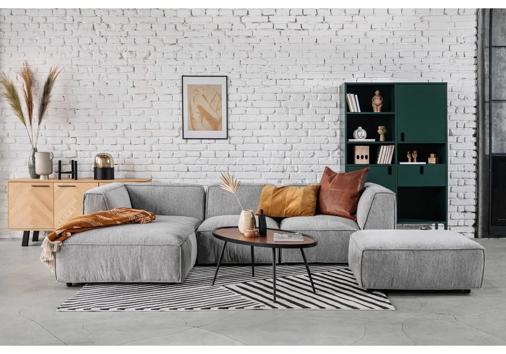 Кожена двустранна възглавница , 60 x 60 cm Lodge - Södahl