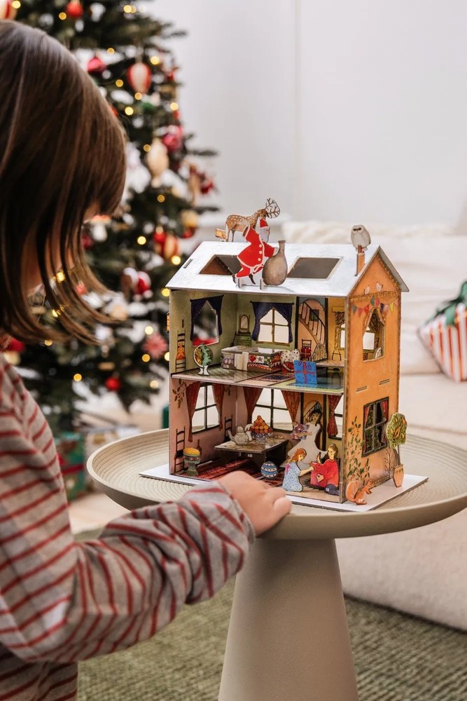 Бежова алуминиева странична масичка , ø 39,5 cm Ringar - White Label