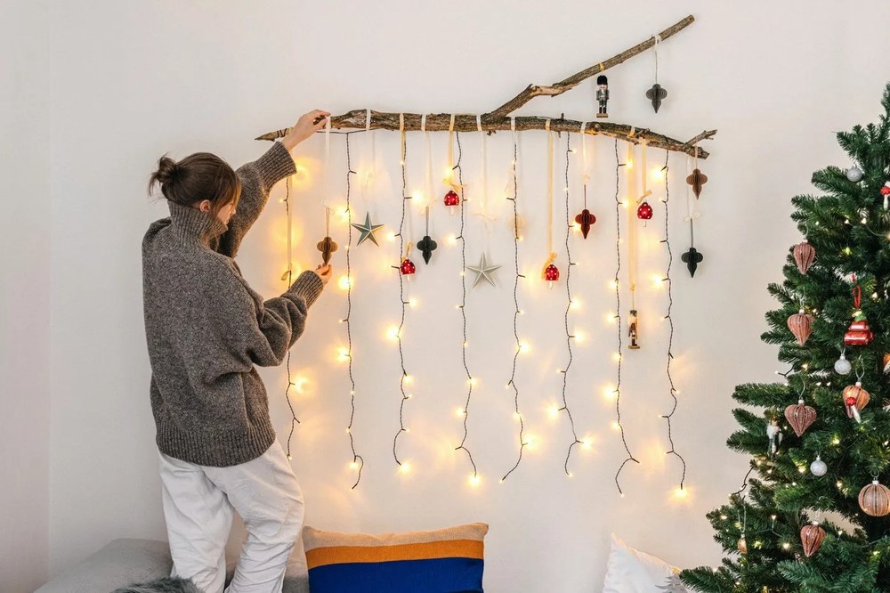 Външна LED светлинна верига Завеса, дължина 1,3 м - Star Trading