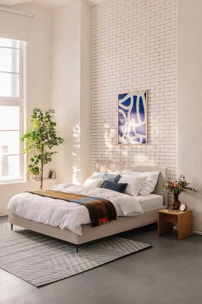 Сгъваема маса от дъбово дърво По-малко, 40 x 40 cm - Hübsch