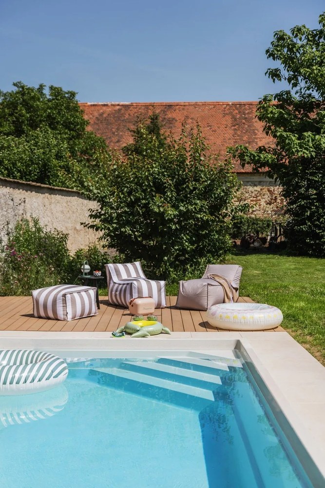 Сив градински чувал за сядане – Bonami Essentials