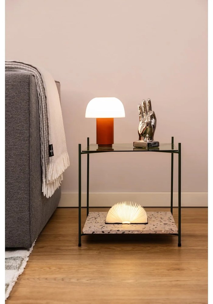 Стъклена странична масичка 42x42 cm Niche – Hübsch