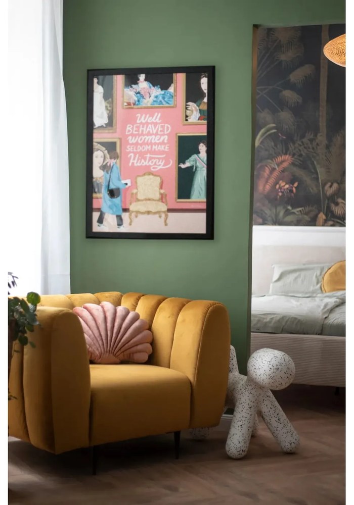 Бежово двойно легло 180x200 cm тапицирано без ламелно дъно Mattis Cord – Meise Möbel