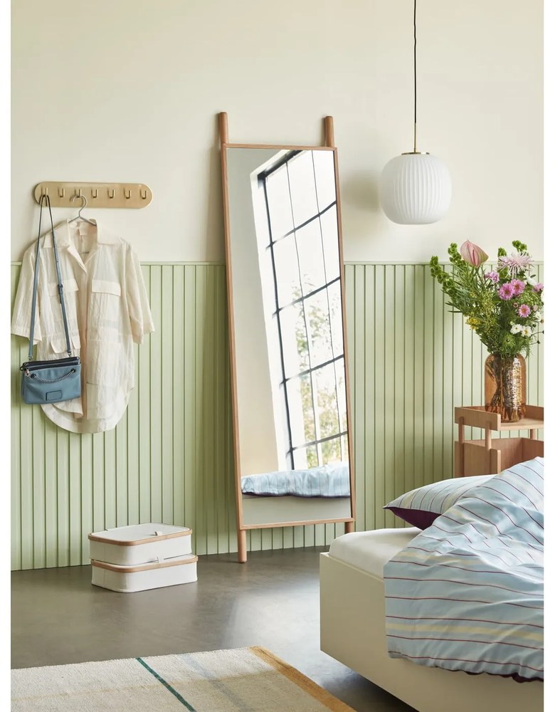 Комплект от 2 бежови текстилни органайзера Bamboo - Hübsch