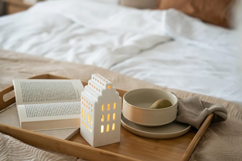 Дървен поднос от бамбук, 58 x 38 cm - Casa Selección