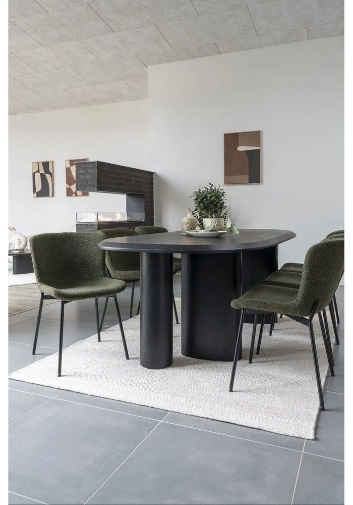 Трапезна маса с ясенов плот 100x220 cm Tirano – House Nordic