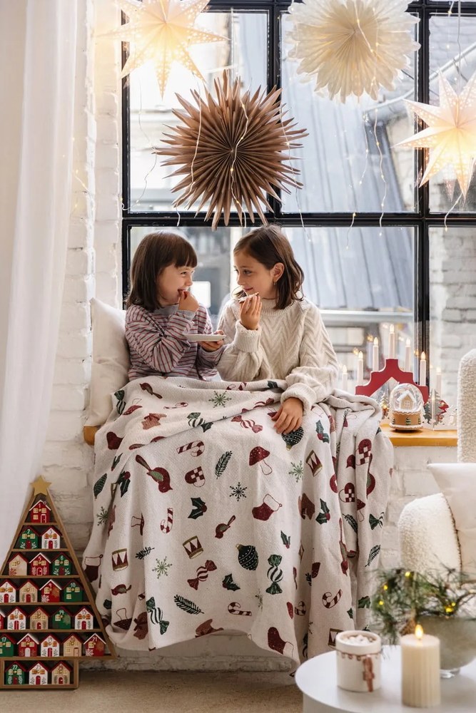 Бяла светлинна декорация Multi, ø 45 cm Solvalla - Markslöjd