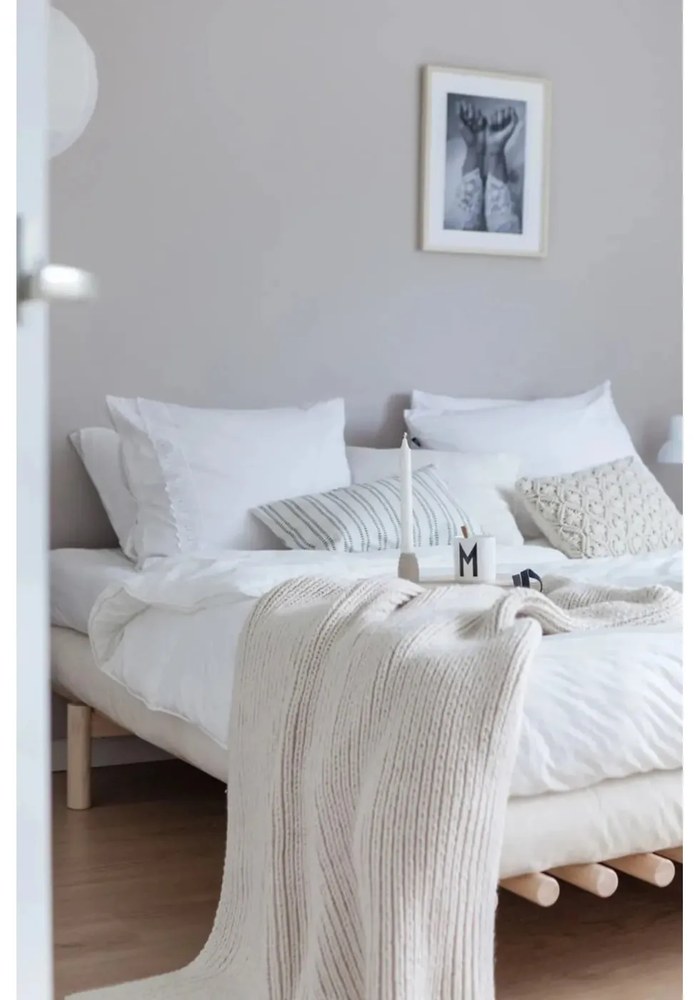 Бял твърд матрак футон 160x200 cm Basic - Karup Design