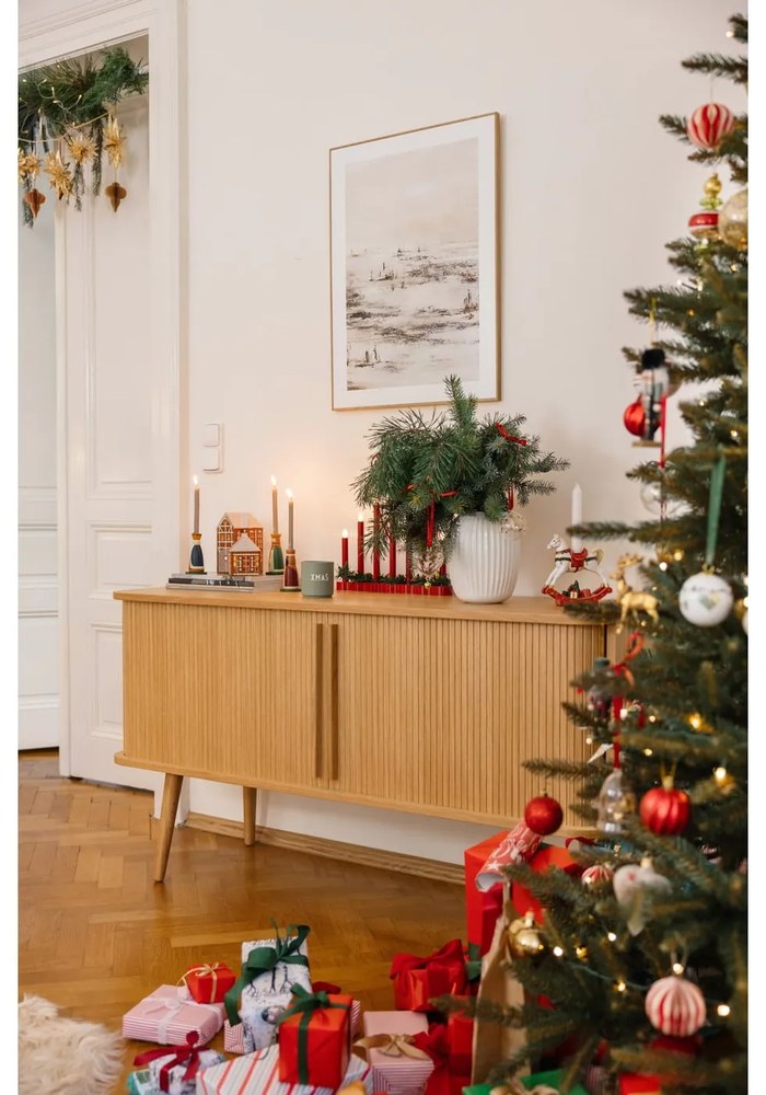 Керамичен свещник за чаена свещ Gingerbread Lighthouse – Kähler Design