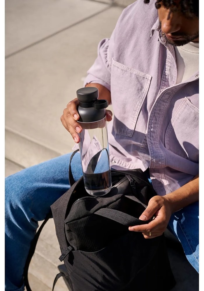 Черна тританова бутилка 500 ml Nordic black – Mepal