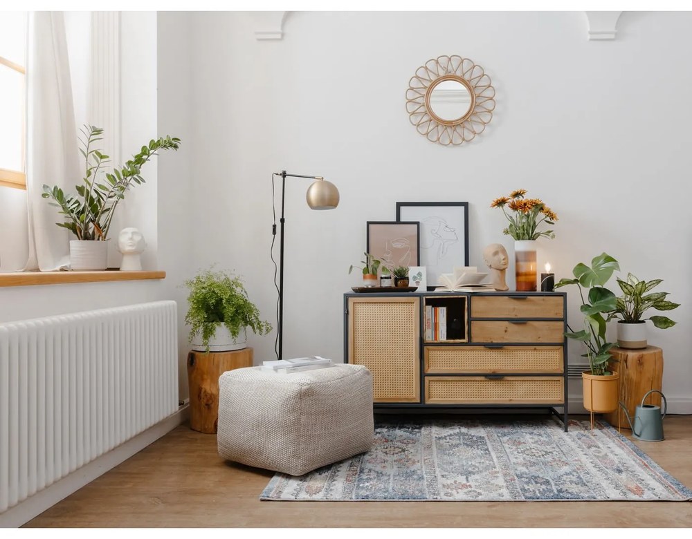 Свободностояща лампа в черно и бронз Chester - Markslöjd