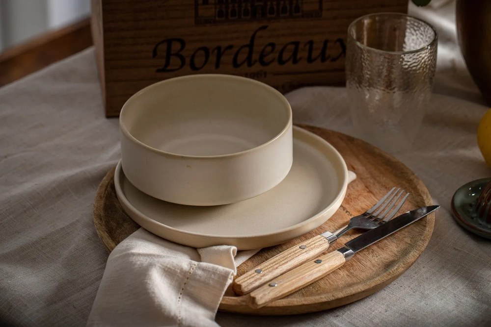 Купа за сервиране от кафяво мангово дърво , ø 30 cm - Orion