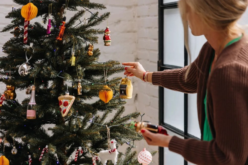 Хартиена Коледна украса ръчна изработена ø 6 cm Lemon Honeycomb – Sass & Belle