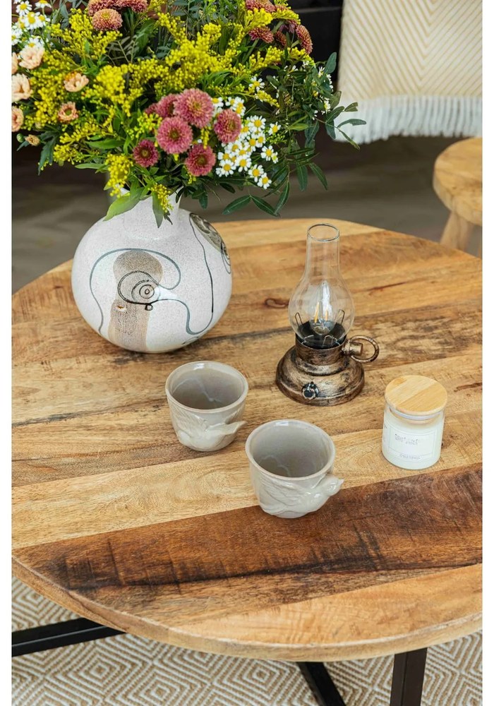 Меденожълто одеяло със съдържание на памук , 140 x 180 cm Skyline - Euromant