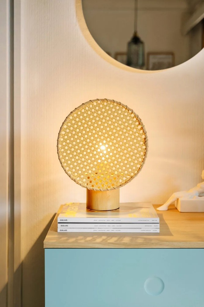 Огледало за монтаж на стена Mafo, ø 50 cm - Hübsch