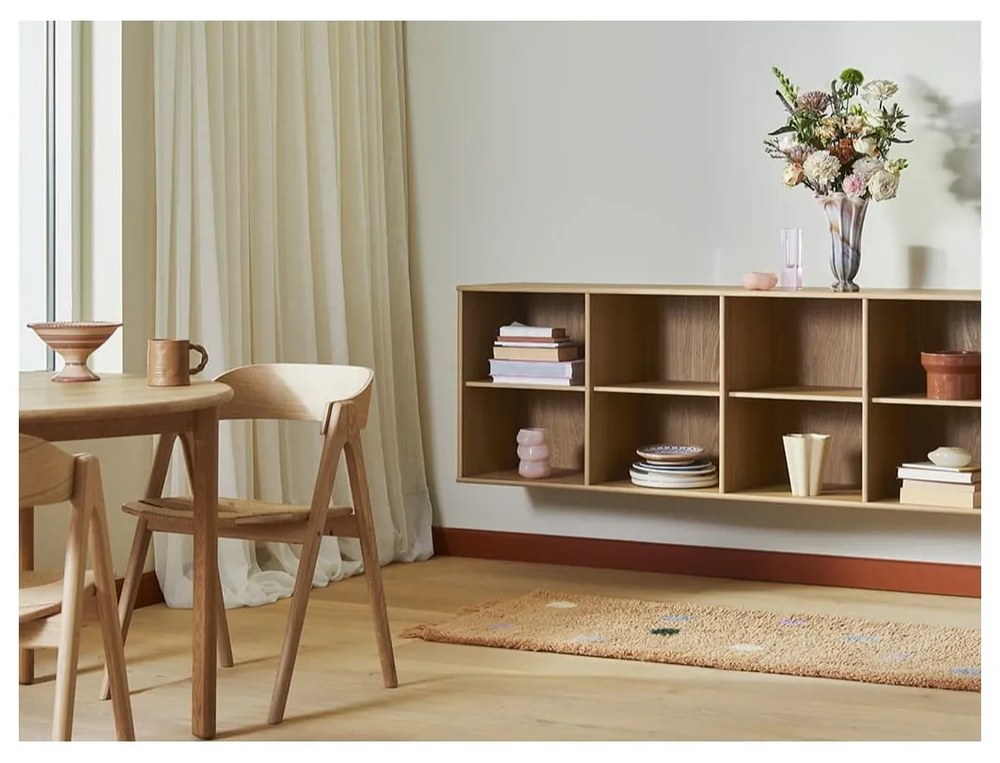 Висяща библиотека от декор от дъб в естествен цвят220x61 cm Mistral – Hammel Furniture