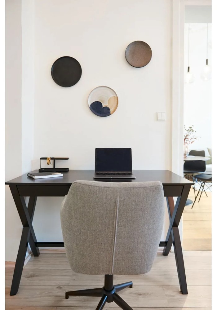 Черна керамична чиния , ø 23 cm Neri - Bloomingville