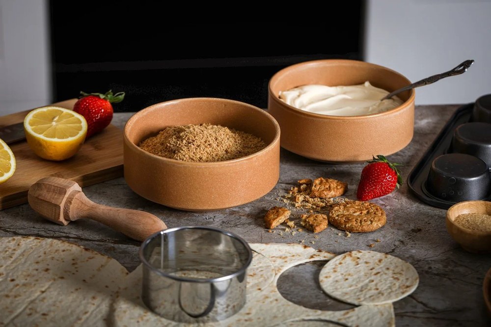 Керамичен тухленооранжев комплект от 12 части Malia - Bonami Selection