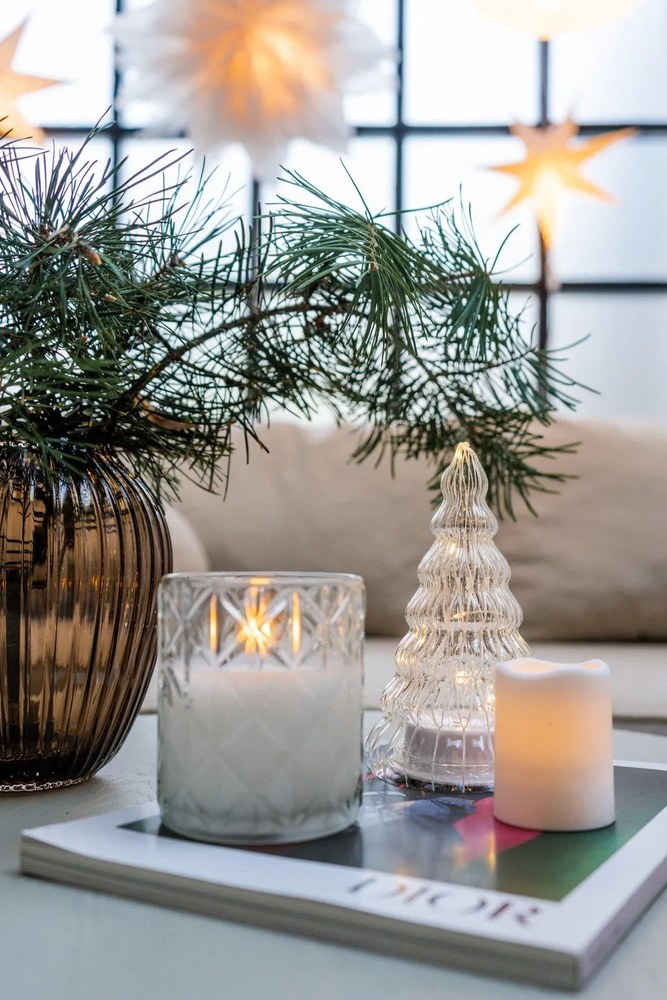 Ваза от кафяво стъкло, височина 18,5 cm Hammershøi - Kähler Design