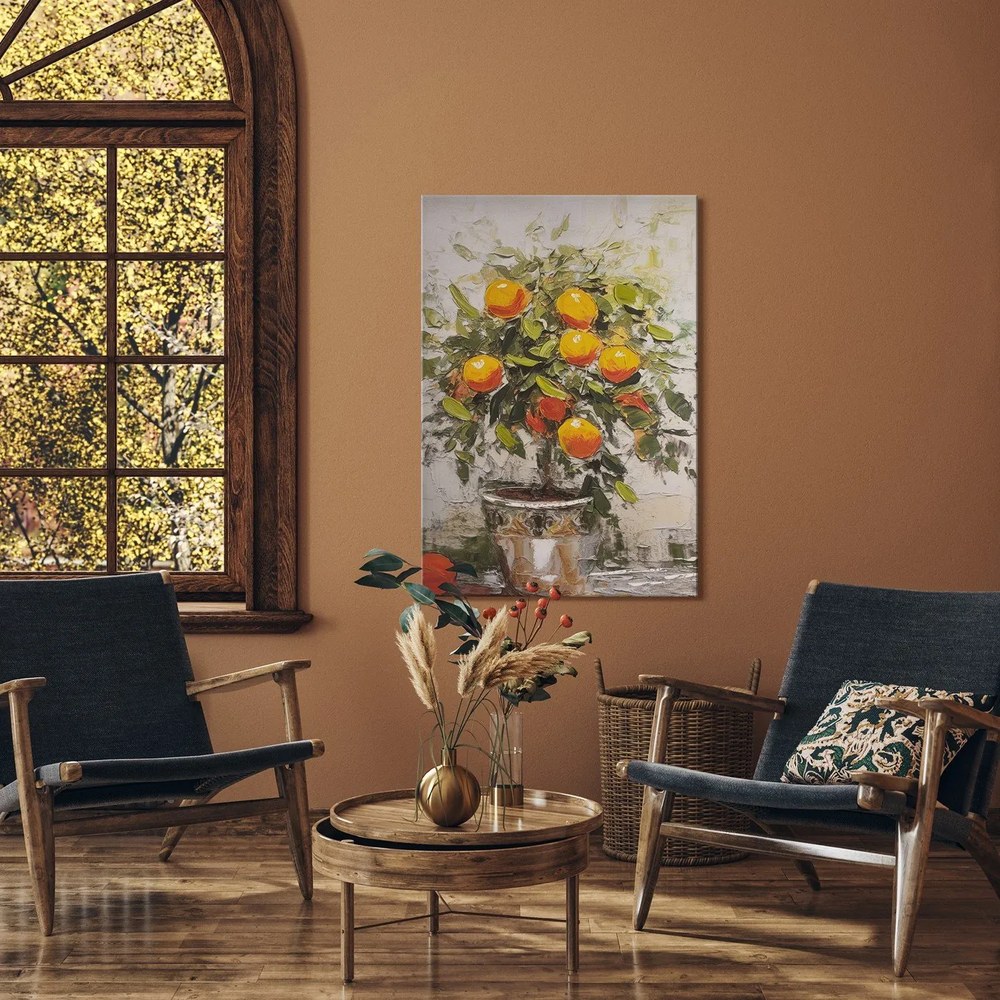 Картина с ръчно рисувани елементи 70x100 cm Oranges – Styler