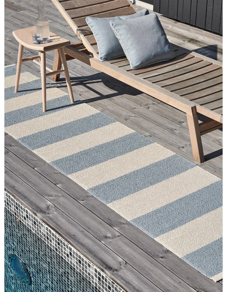 Възглавница за открито 38x58 cm Sunny Pale Turquoise – Pappelina