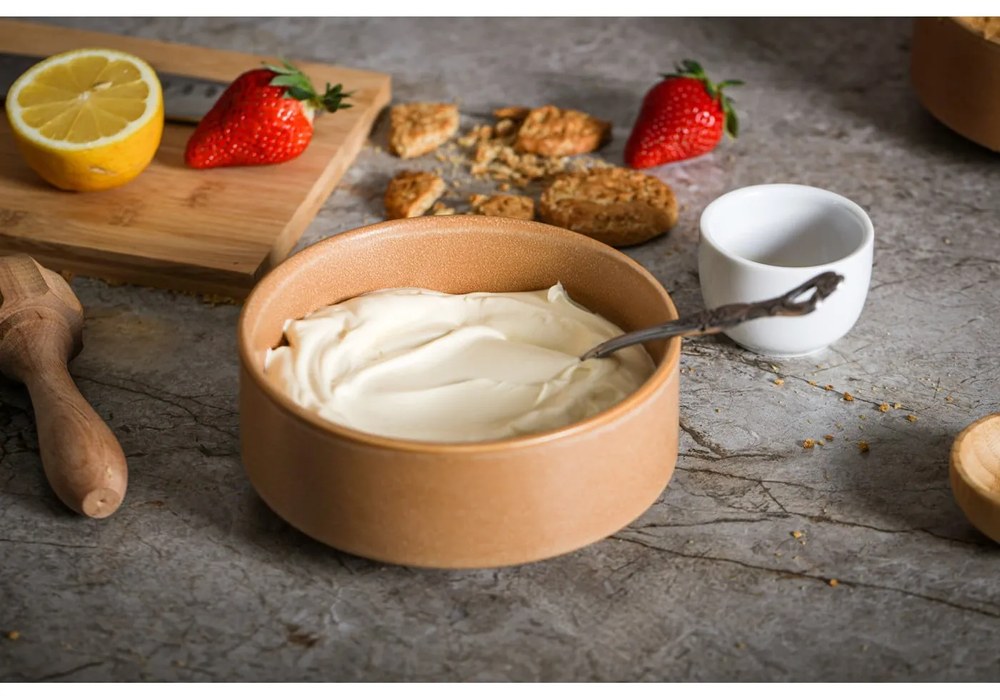 Керамичен тухленооранжев комплект от 12 части Malia - Bonami Selection