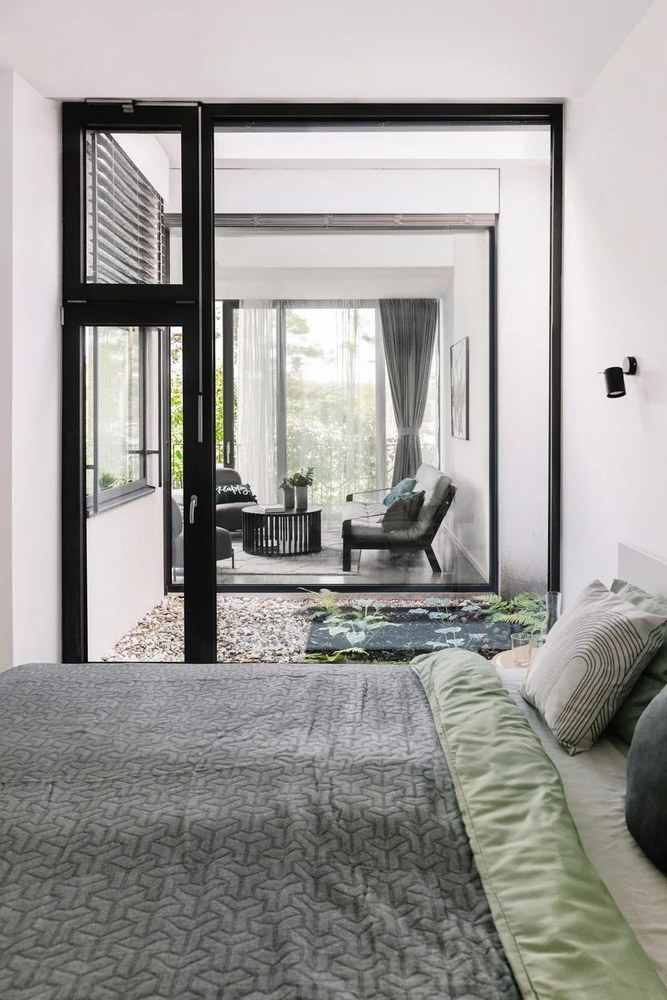 Светлозелено дамасково спално бельо за единично легло 140x200 cm Clear - Södahl