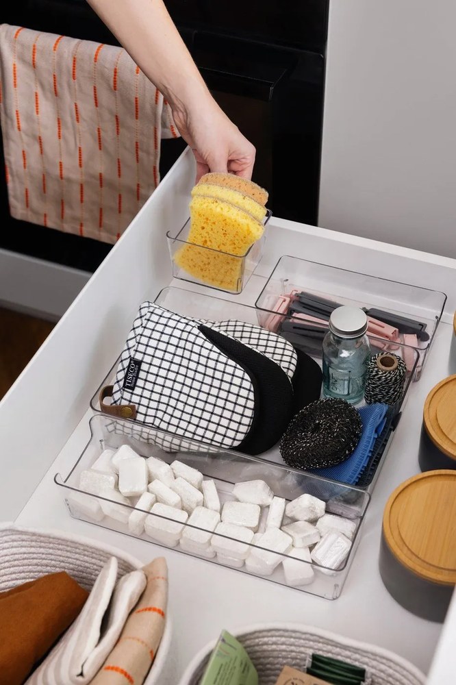 Ленена кърпа за съдове 45x65 cm Natural White Stripes – Linen Tales