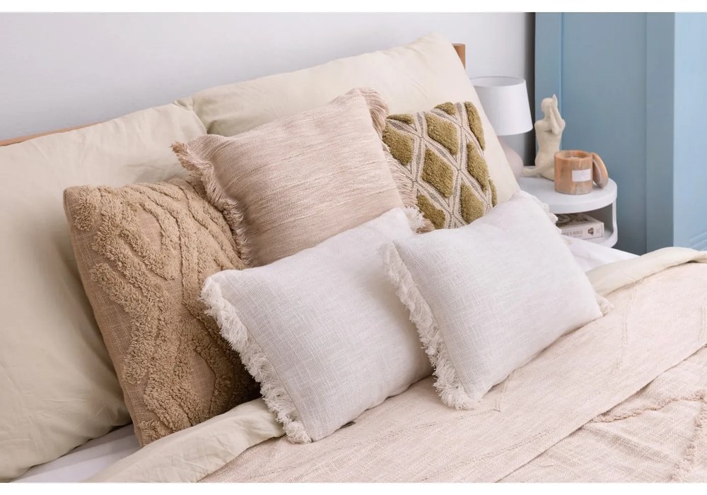 Декоративна възглавница 50x30 cm Cotton Slub Solid - Tiseco Home Studio