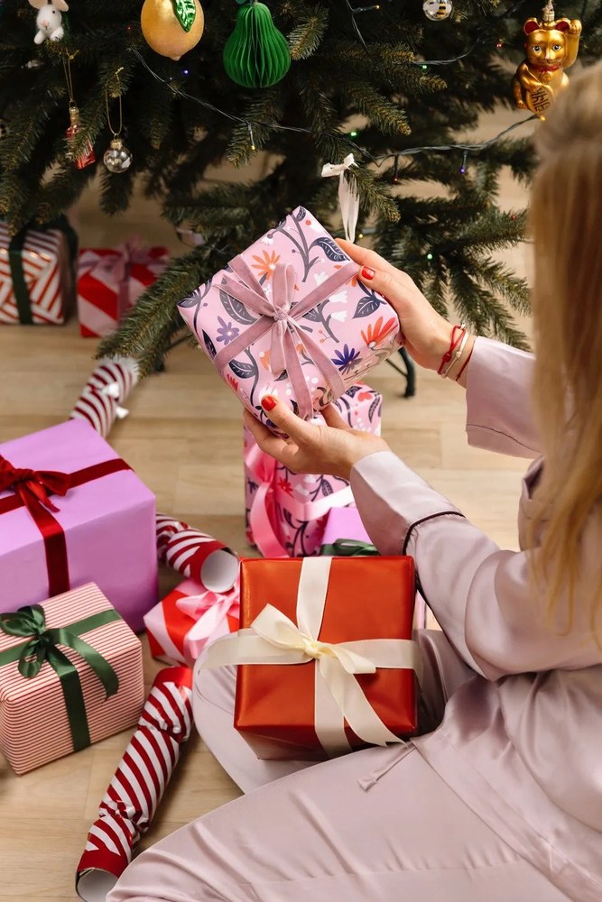 Хартиена Коледна украса ръчна изработена ø 7 cm Pear Honeycomb – Sass &amp; Belle