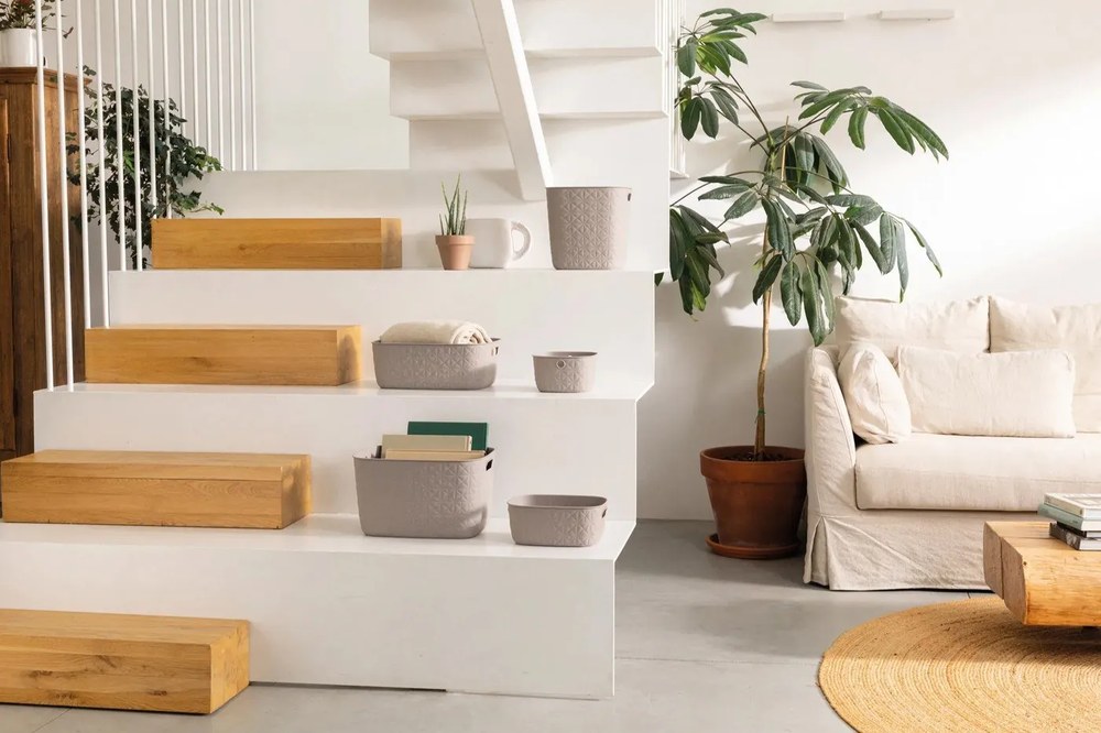 Пластмасова кошница за съхранение 38x29x14 cm Softex – Curver