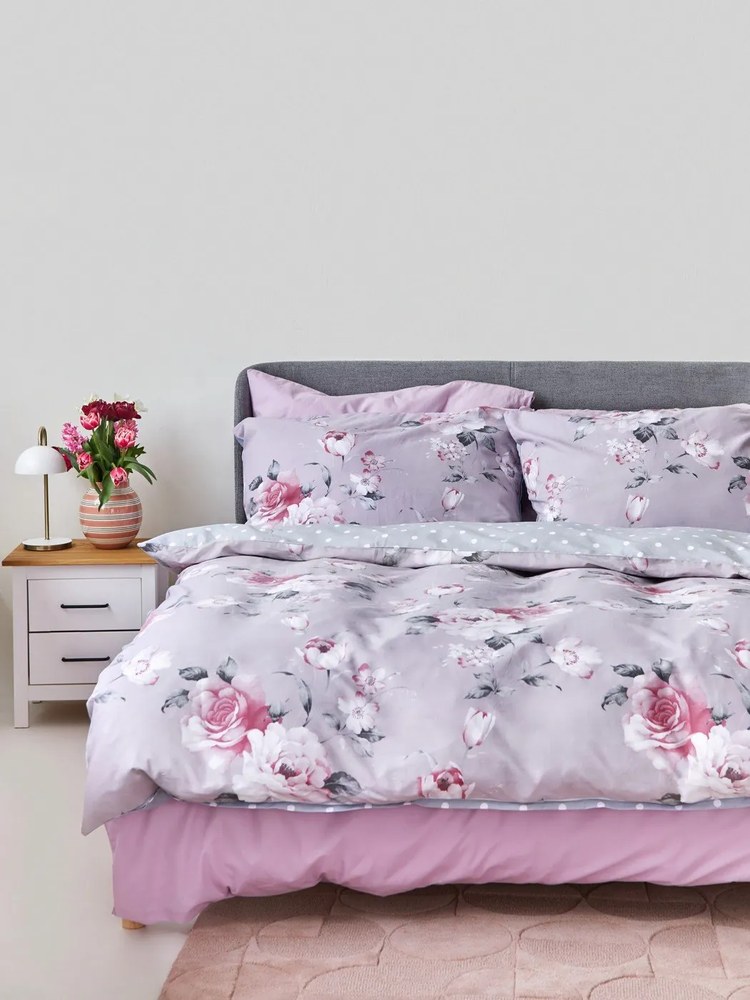 Розово памучно спално бельо за двойно легло , 200 x 220 cm Belle - Bonami Selection