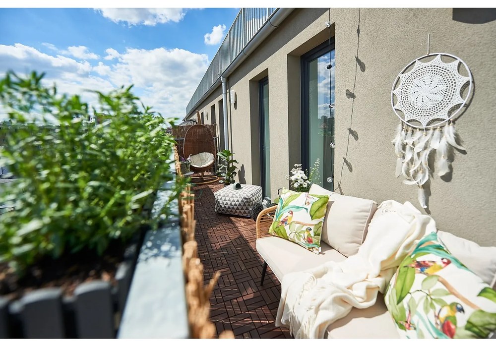 Градинска седалка от изкуствен ратан Vistdal - Bonami Essentials