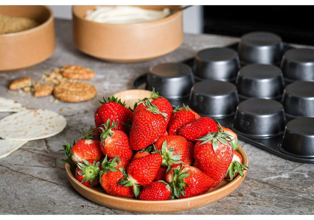 Керамичен тухленооранжев комплект от 12 части Malia - Bonami Selection