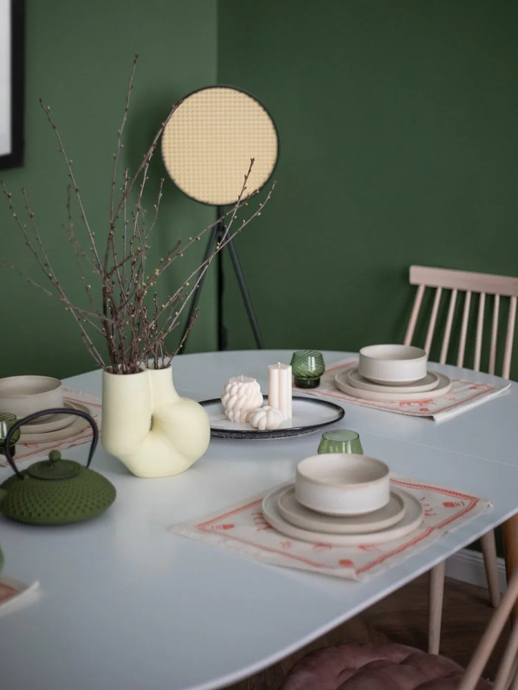 Керамичен кремав комплект от 18 части Malia - Bonami Selection