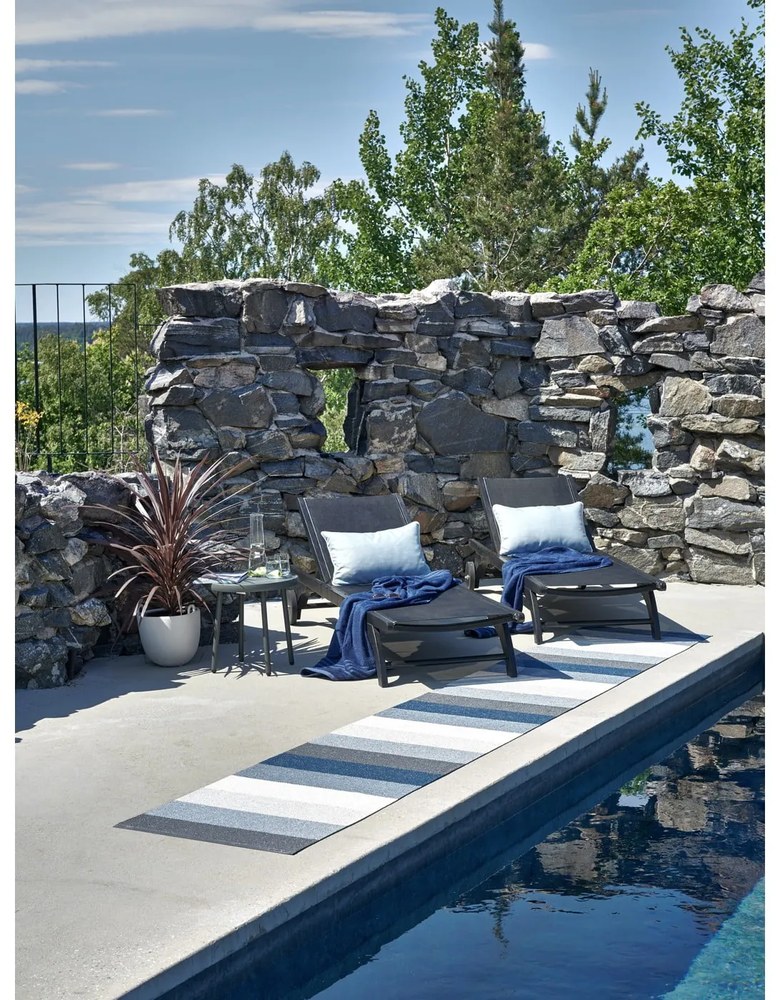 Възглавница за открито 38x58 cm Sunny Pale Turquoise – Pappelina