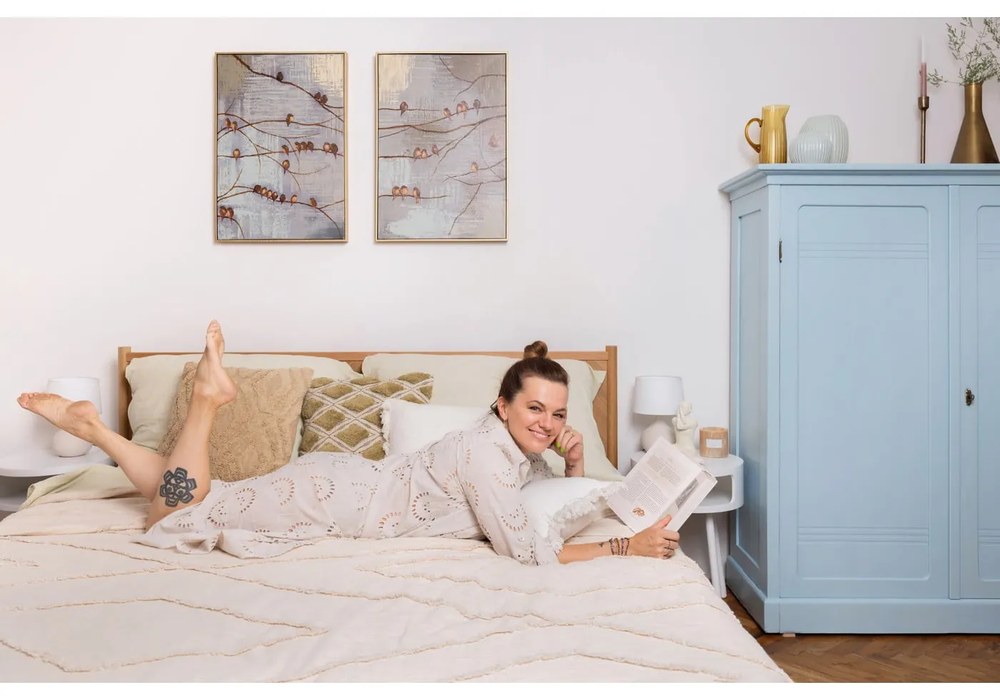 Декоративна възглавница 50x30 cm Cotton Slub Solid - Tiseco Home Studio