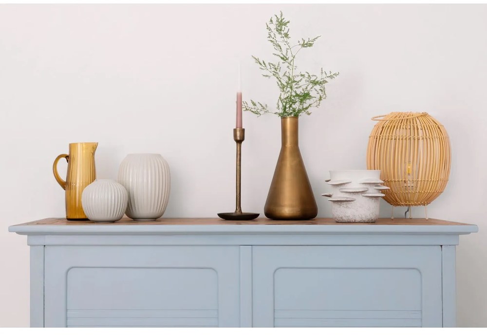 Ратанова настолна лампа - Casa Selección